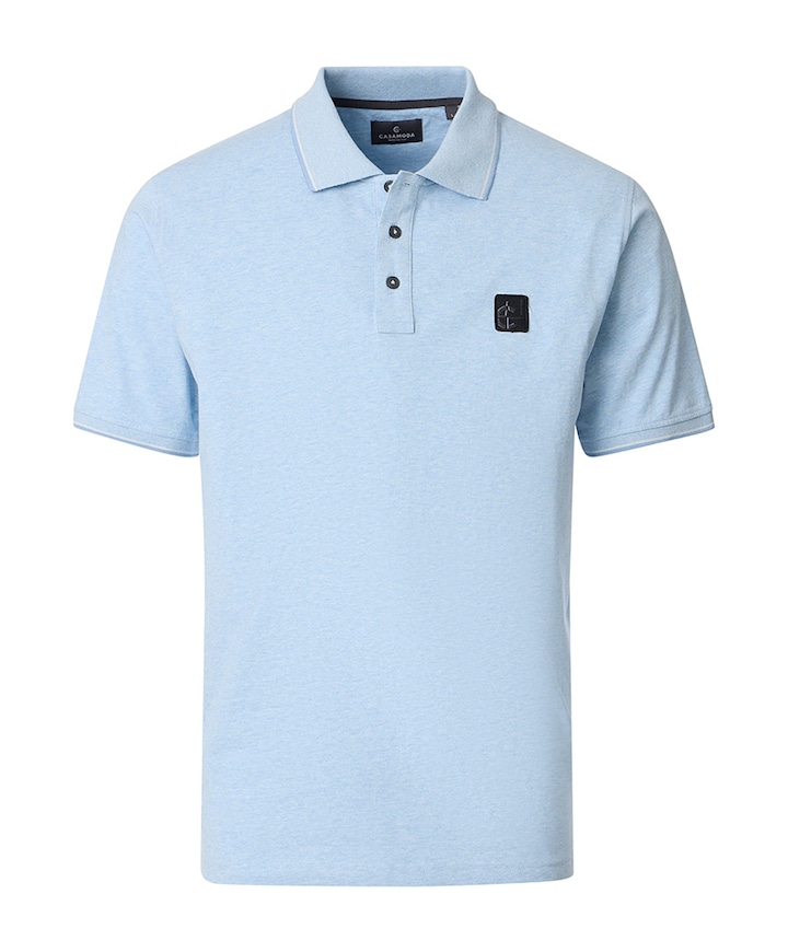 Heren polo blauw