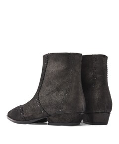 Vive Estelle dames enkellaarzen zwart