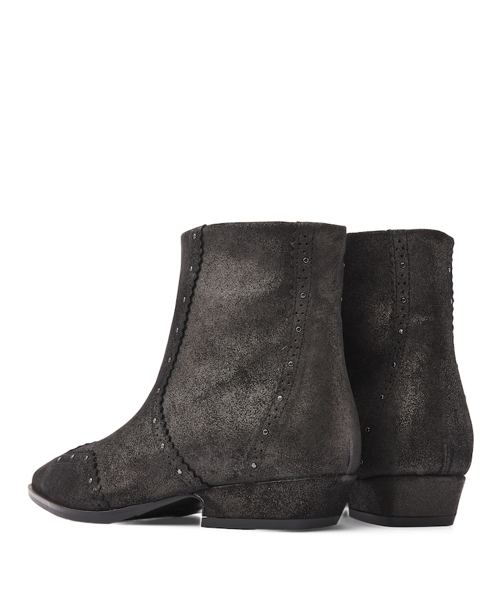 Vive Estelle dames enkellaarzen zwart