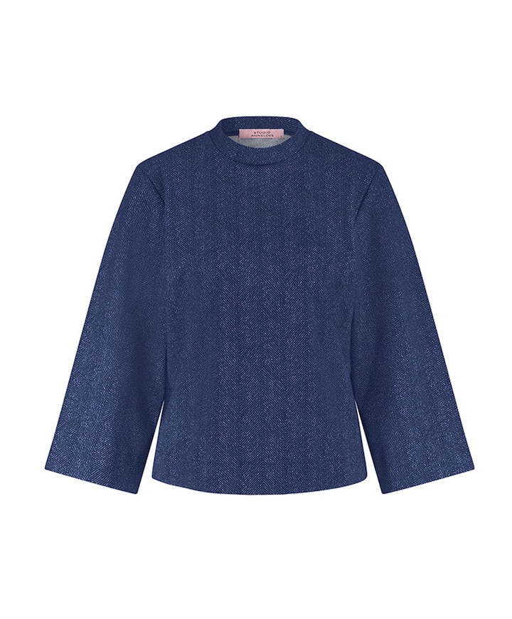 Dames top blauw