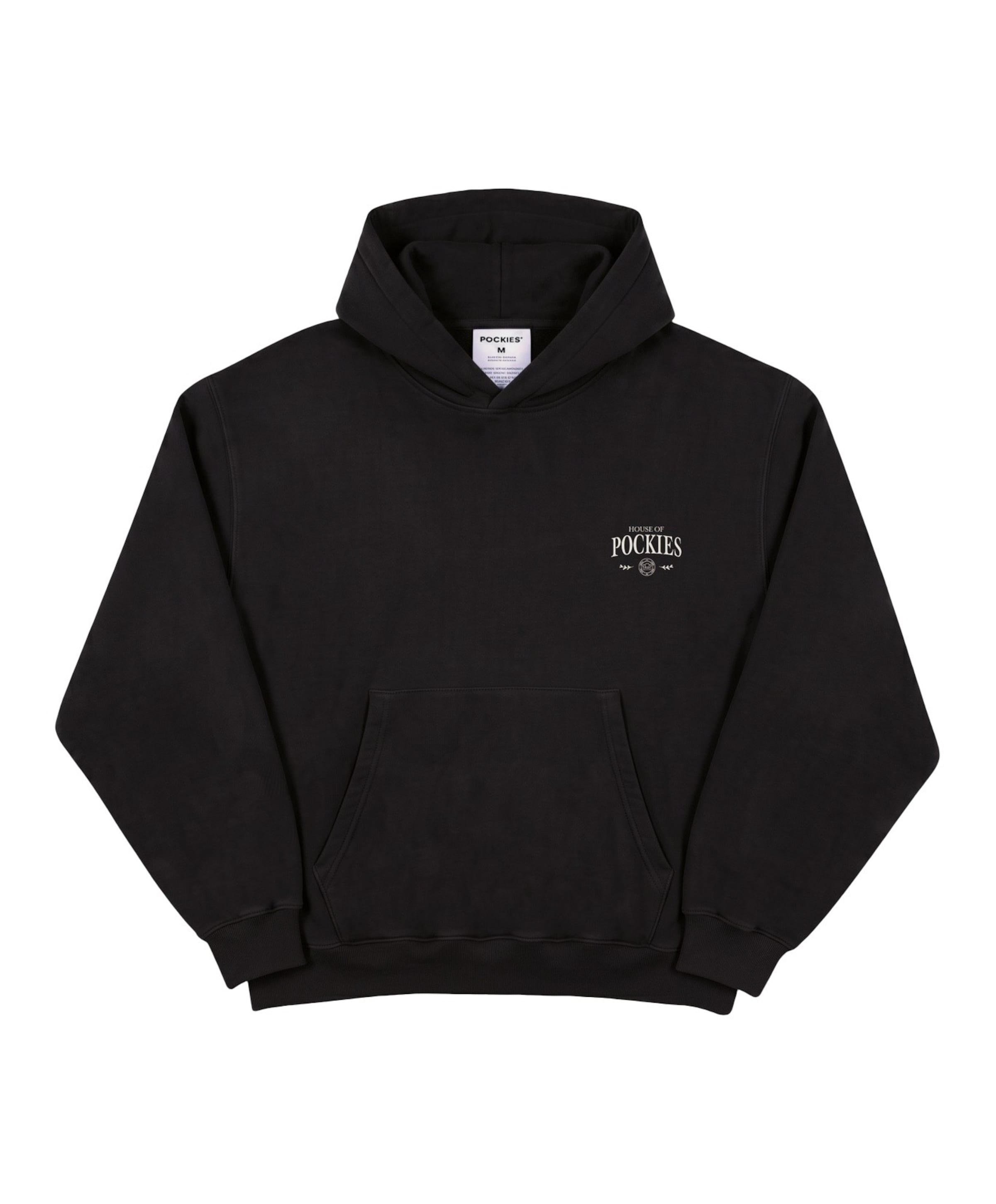 Heren hoodie zwart