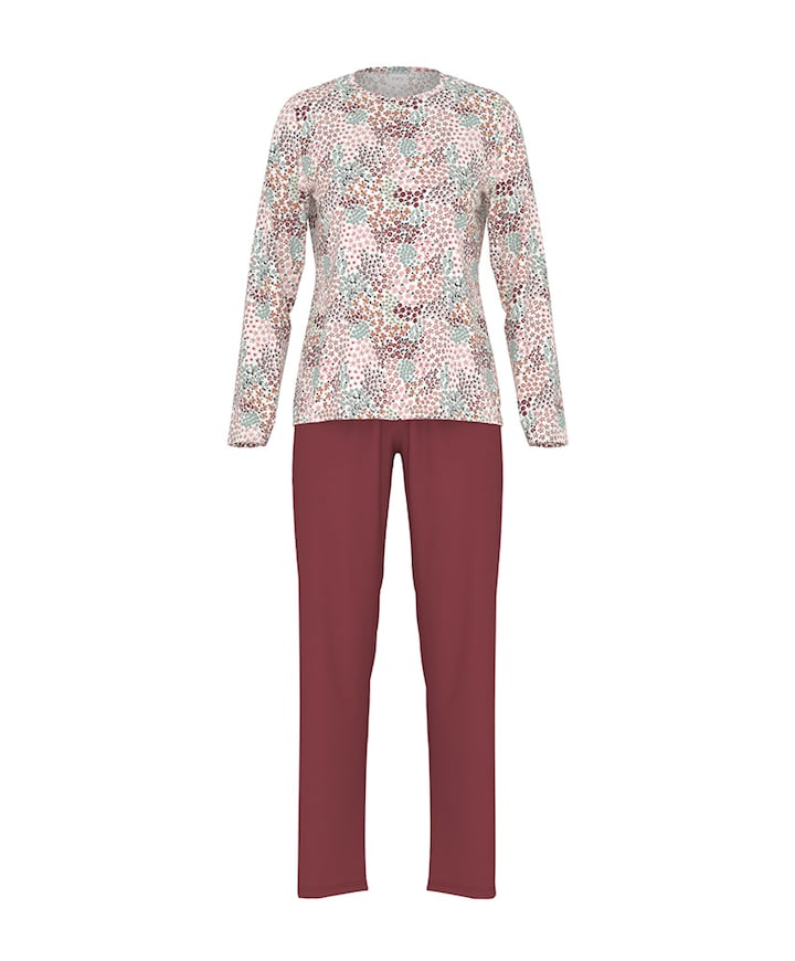 Pyjamaset bordeaux