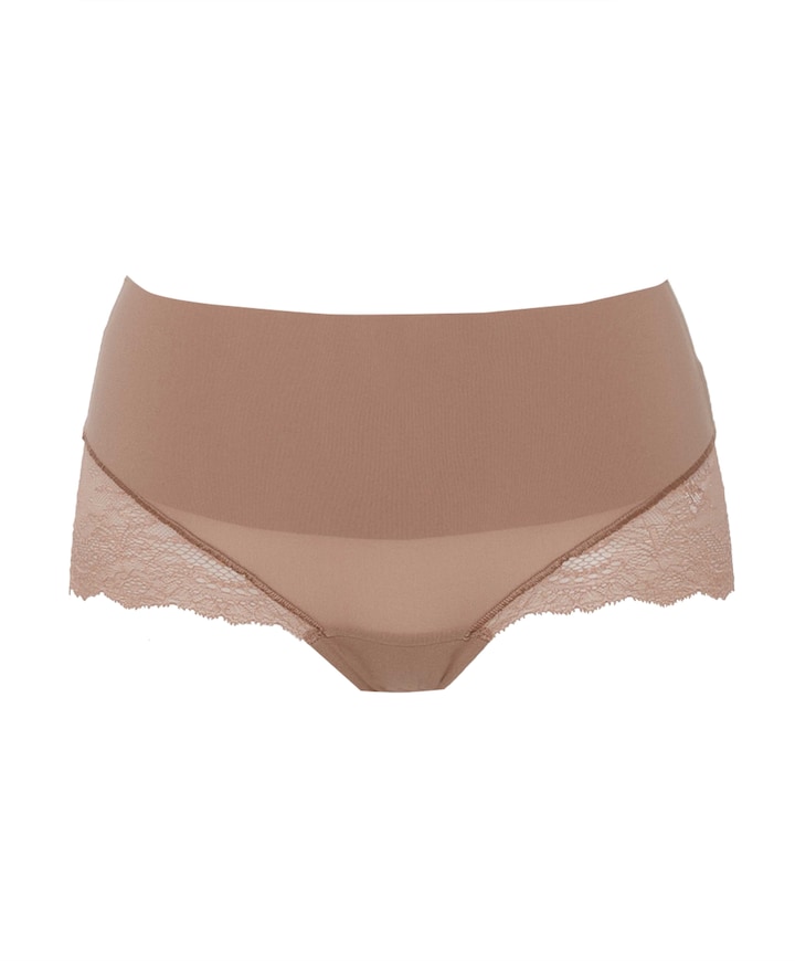 Dames shapewear slip bruin