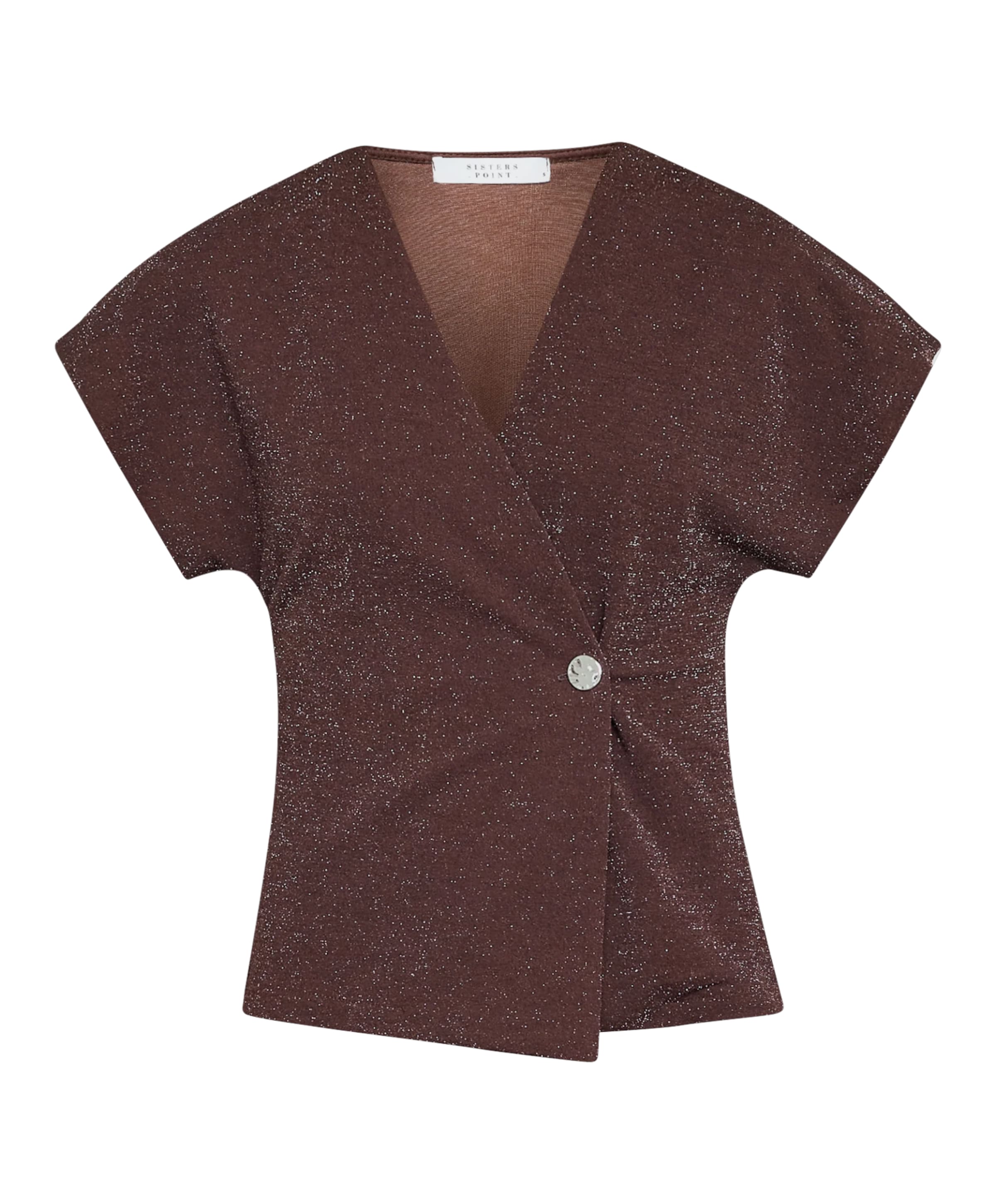 Dames vest bruin