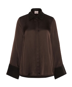 Dames blouse bruin