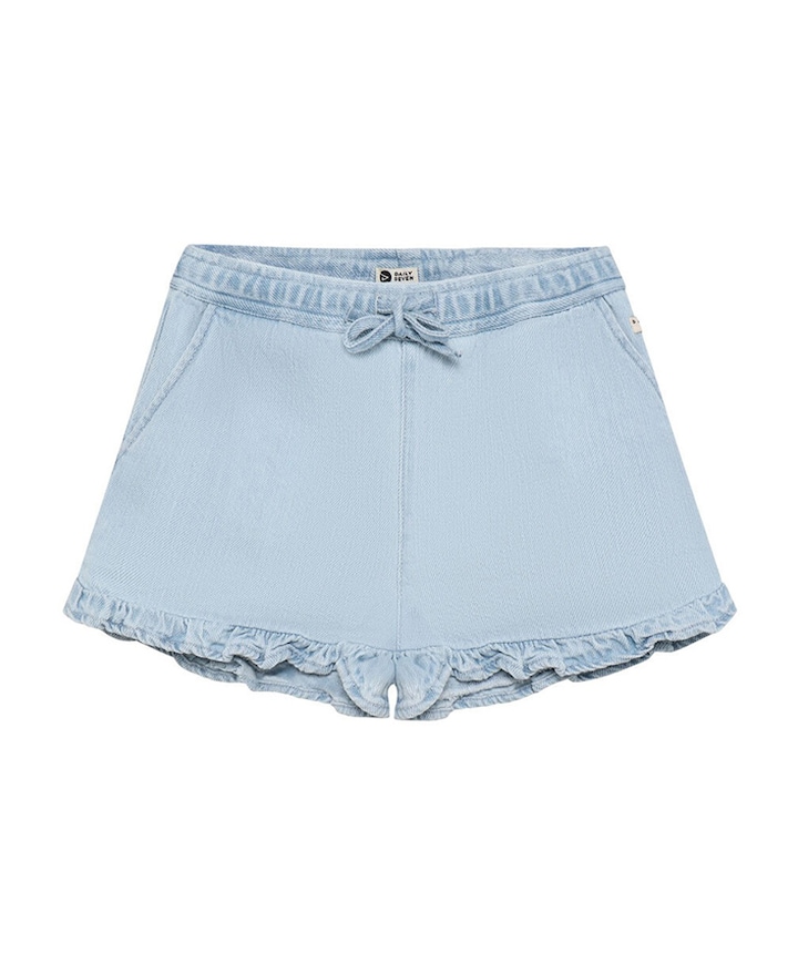 Light weight meisjes korte broek blauw