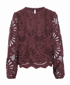 Dames blouse bordeaux