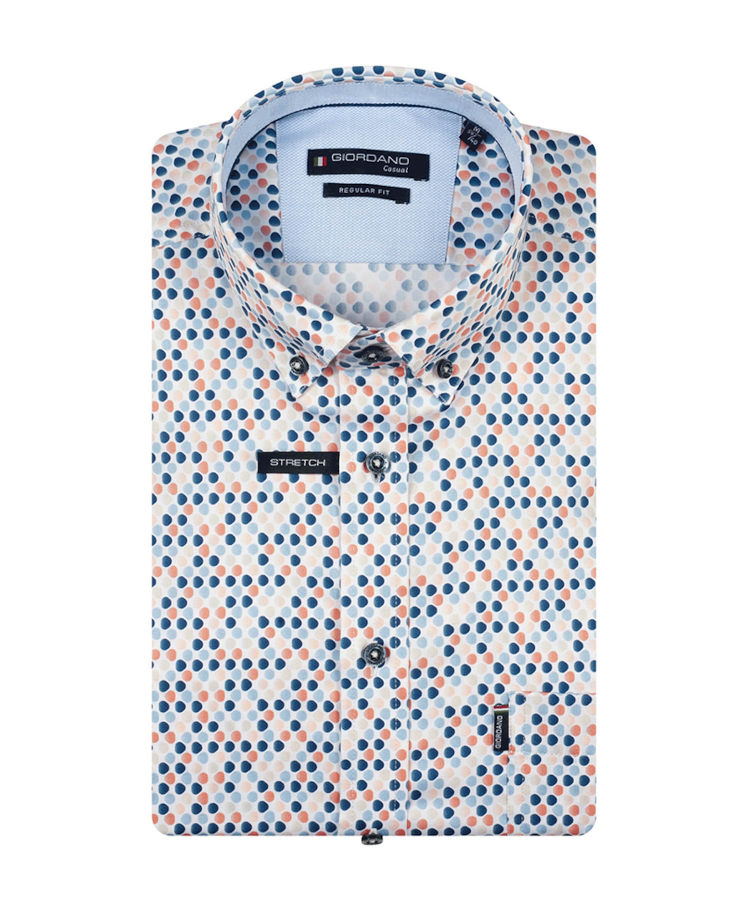 Heren overhemd lange mouw rood