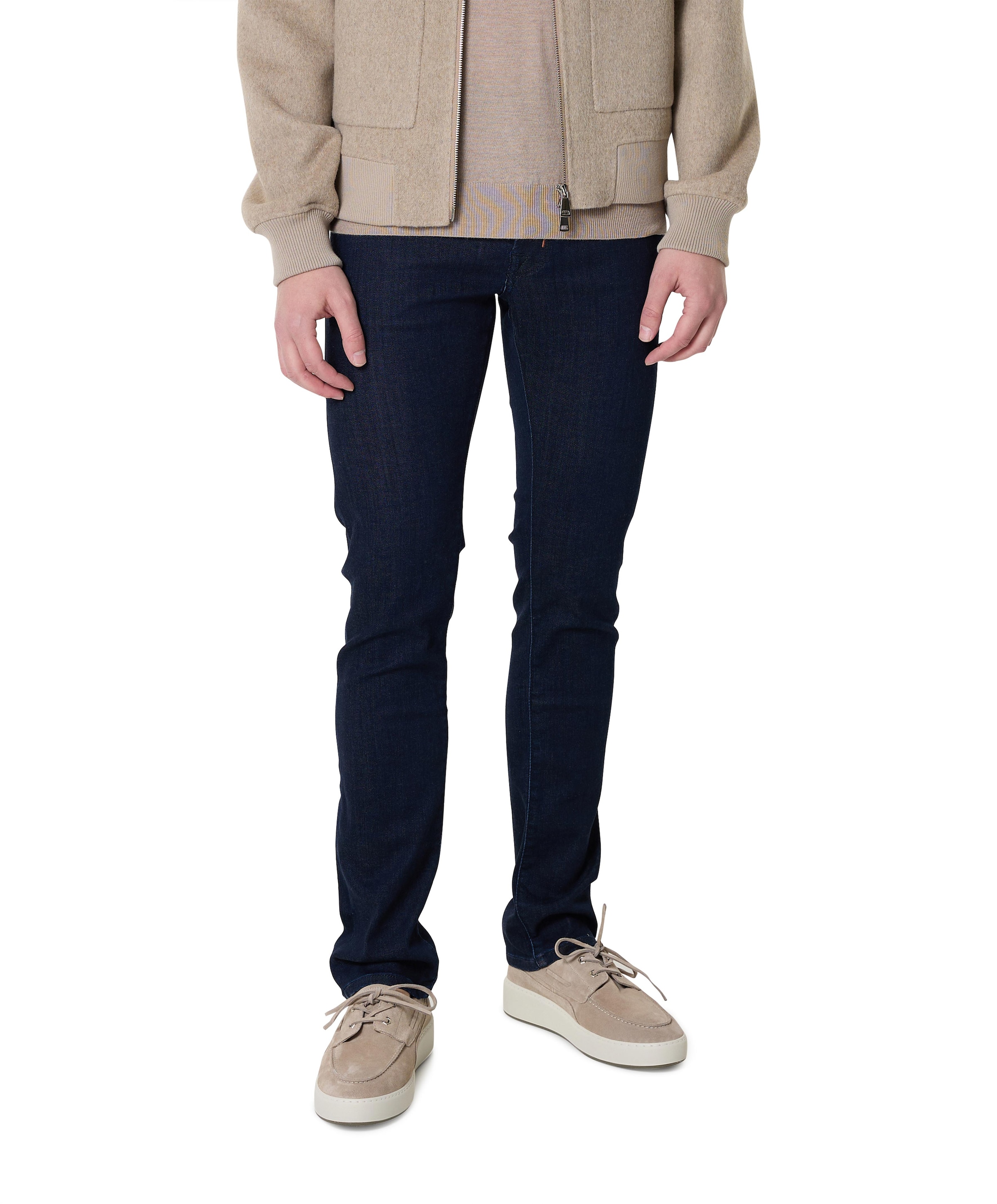 Nick Slim 5 pkt heren jeans blauw