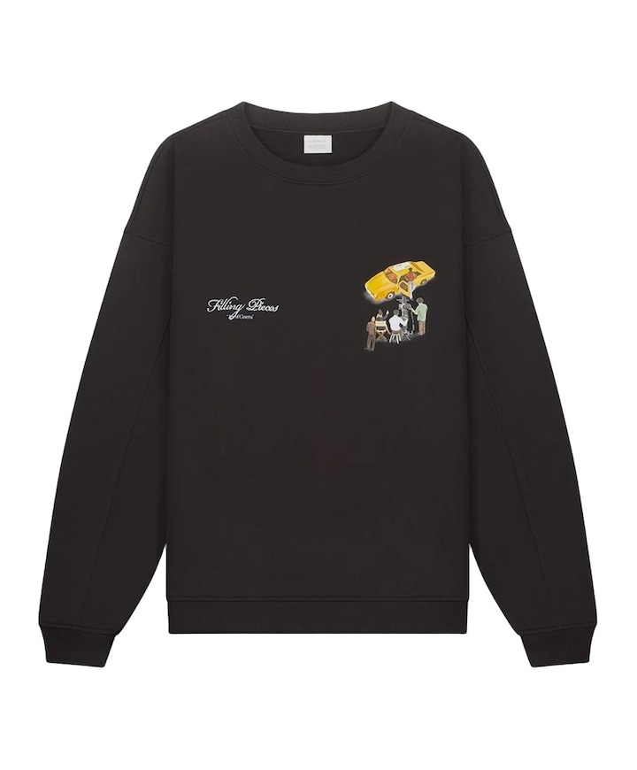 Heren sweater zwart