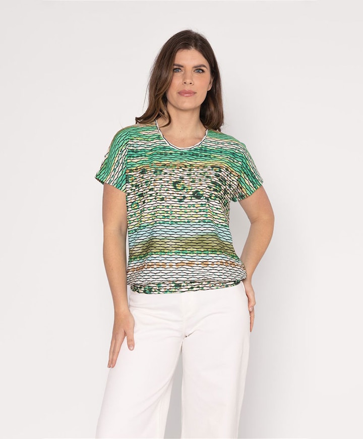 Dames T-shirt groen