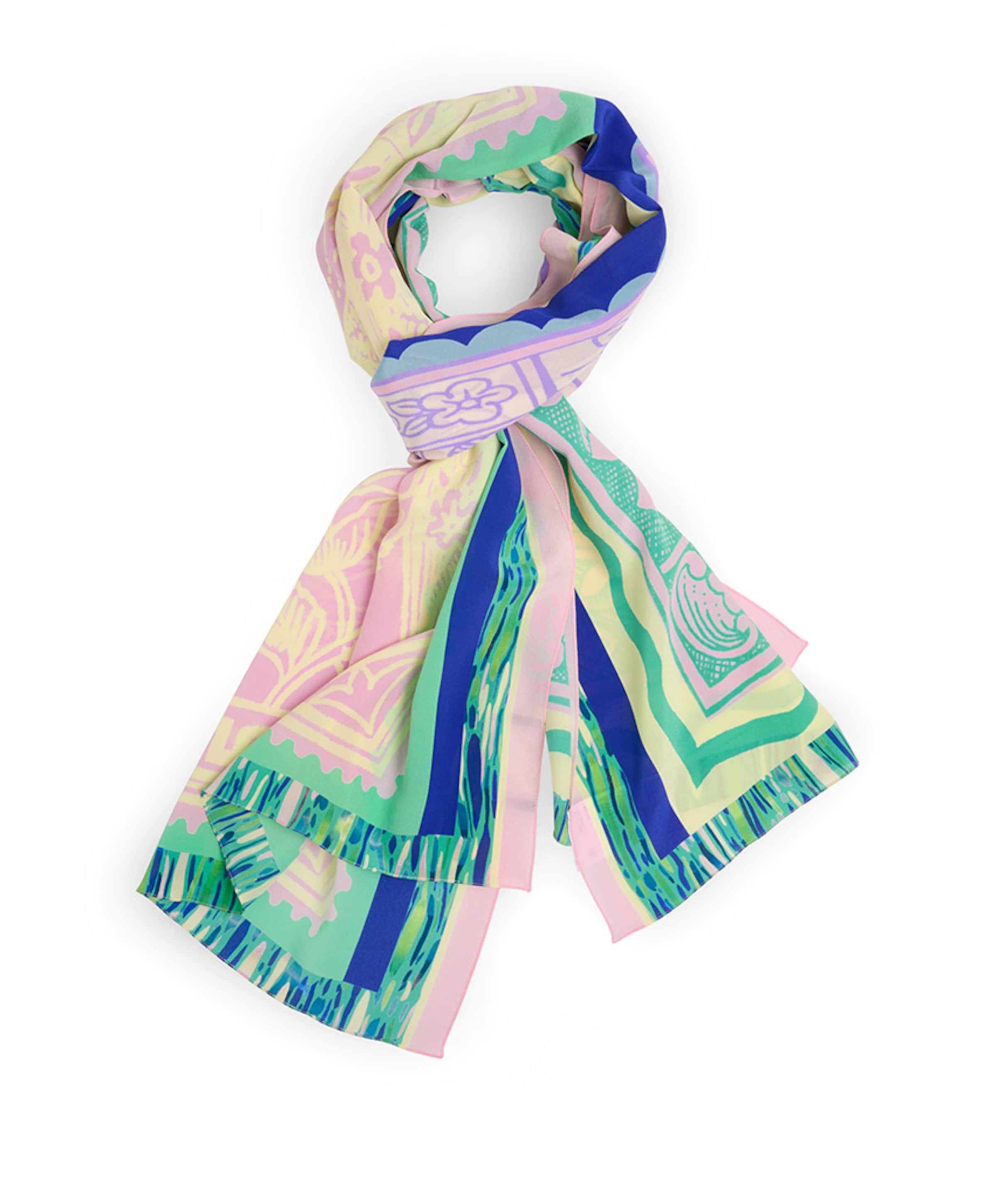 Dames sjaal multicolor