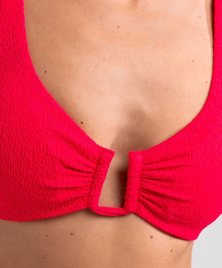 Dames bikinitop roze