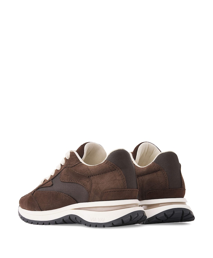 Usher Riggs dames sneakers bruin