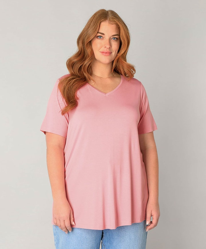 Dames t-shirt roze