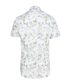 Heren overhemd korte mouw wit