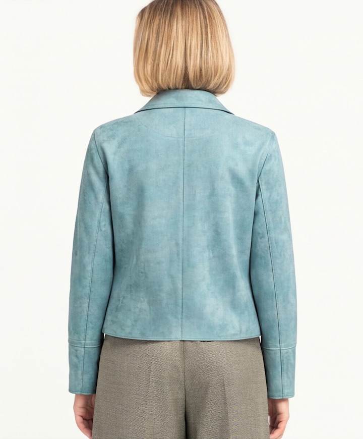 Dames jas blauw