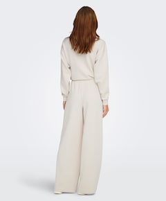 ONPLOUNGE LIFE HW WIDE SWT PNT NOOS broek beige