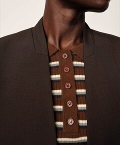 Dames blazer bruin