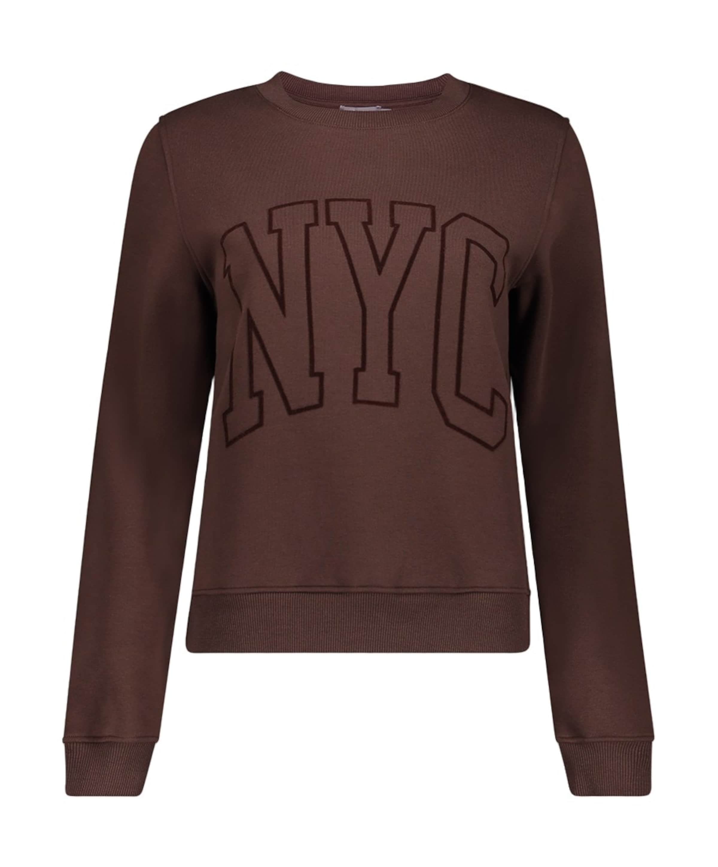 Dames sweater bruin
