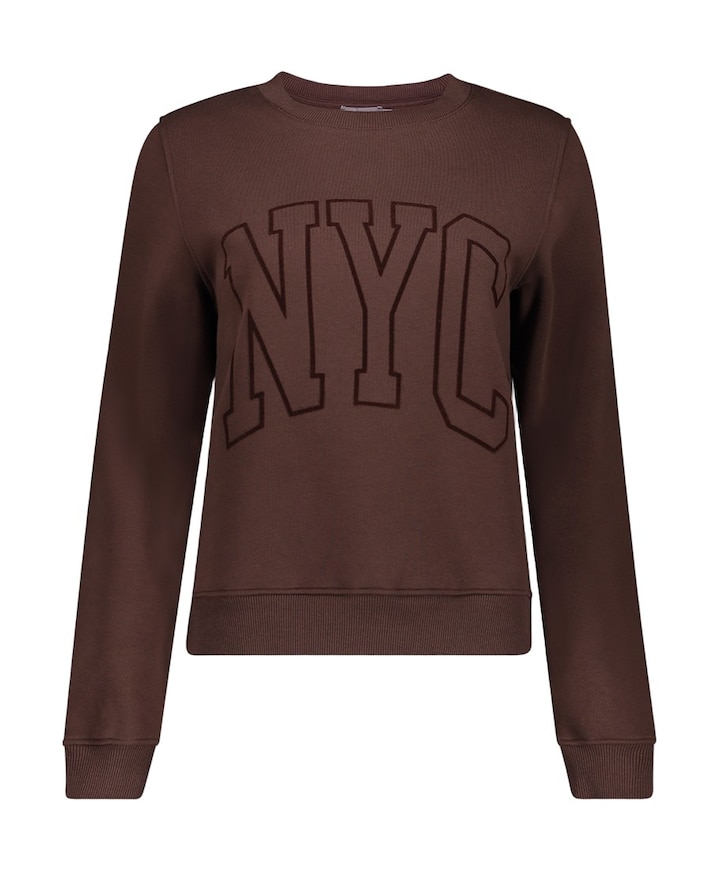 Dames sweater bruin