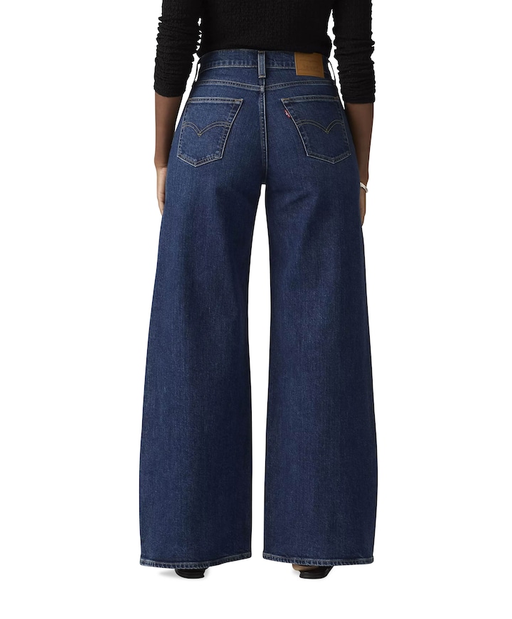 728 HR WIDE LEG WOODSTOCK WIDE LEG dames jeans blauw