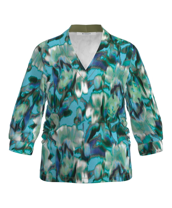 Dames longsleeve blauw