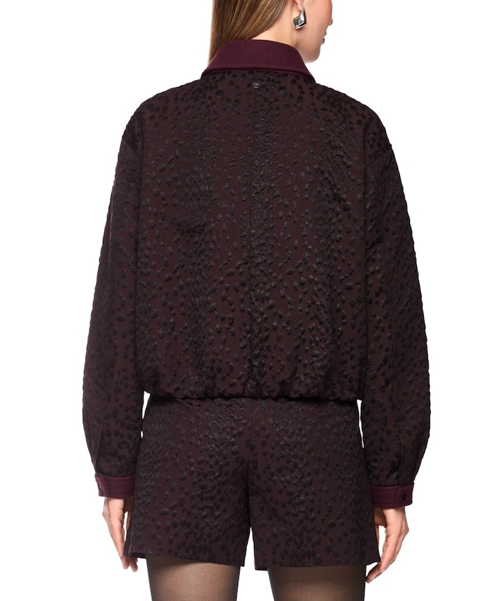 Dames jas bordeaux