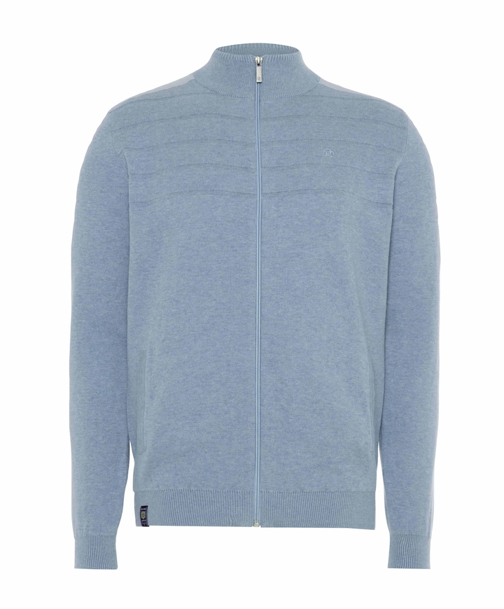 Heren vest blauw