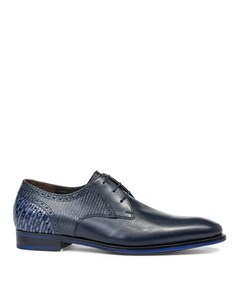 heren veterschoenen blauw