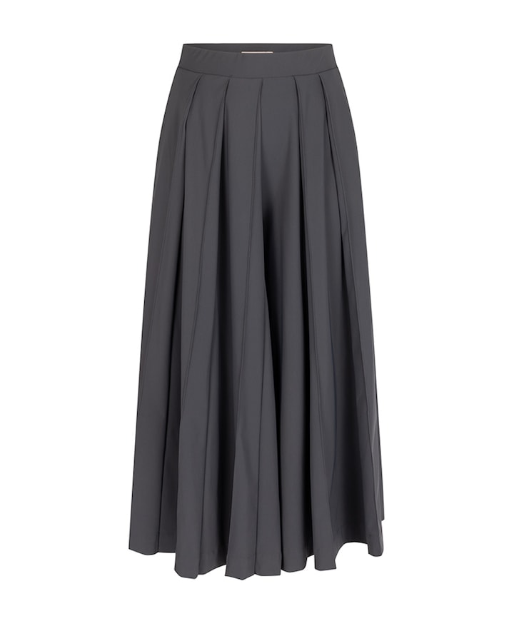 Michon pleated broek grijs