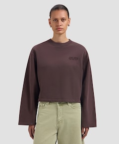 Dames sweater bruin