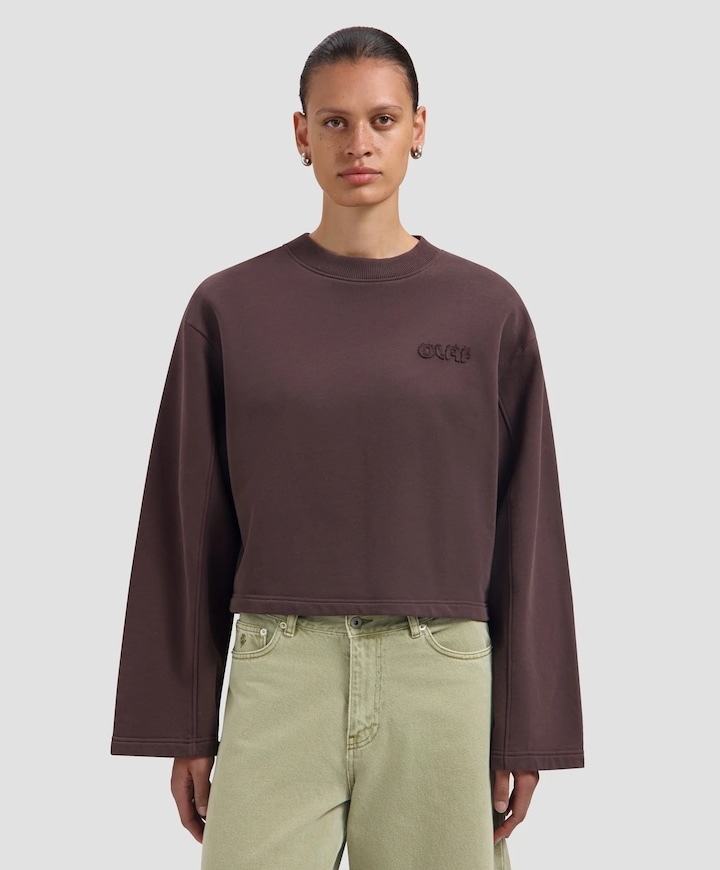 Dames sweater bruin