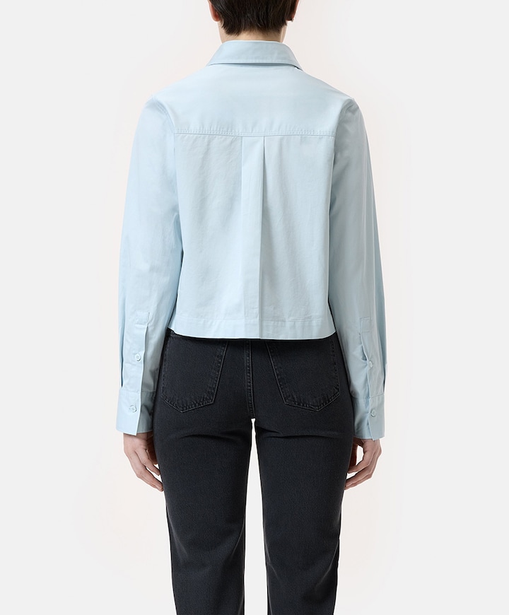 Blouse blauw
