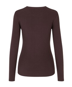 Dames longsleeve bruin