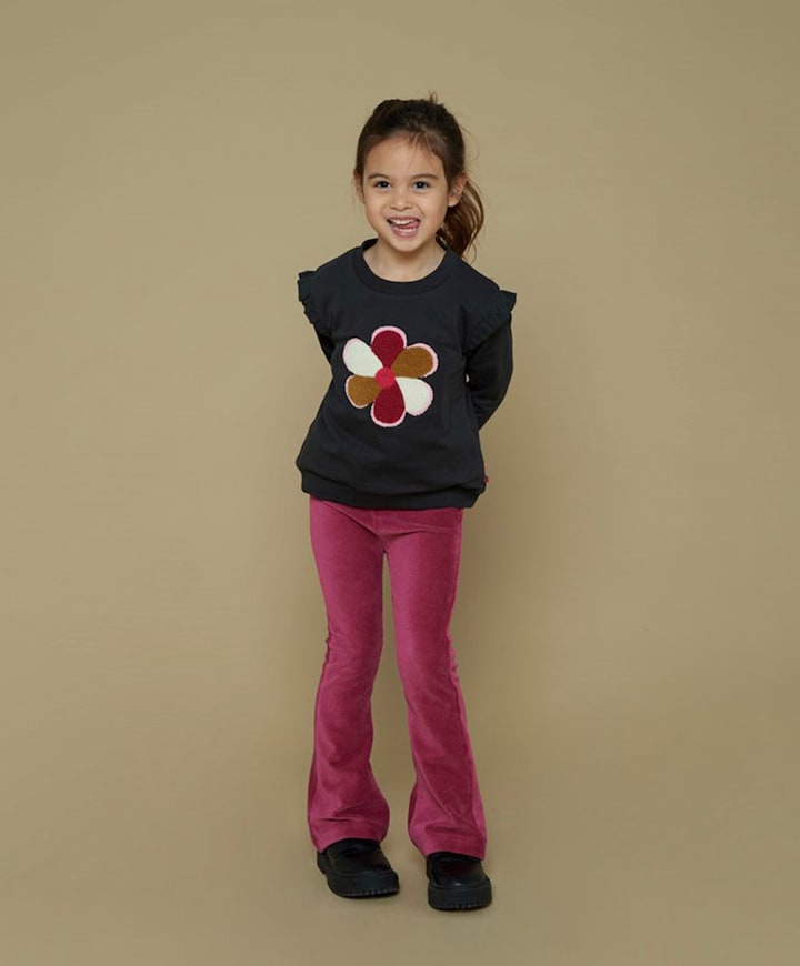 Shine bright meisjes broek paars