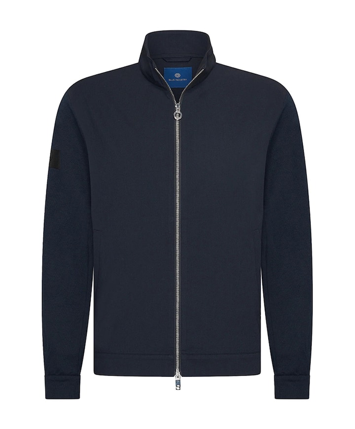 Heren overshirt blauw