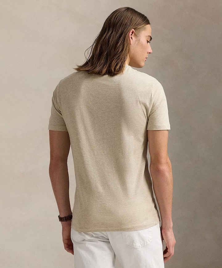 Heren T-shirt beige