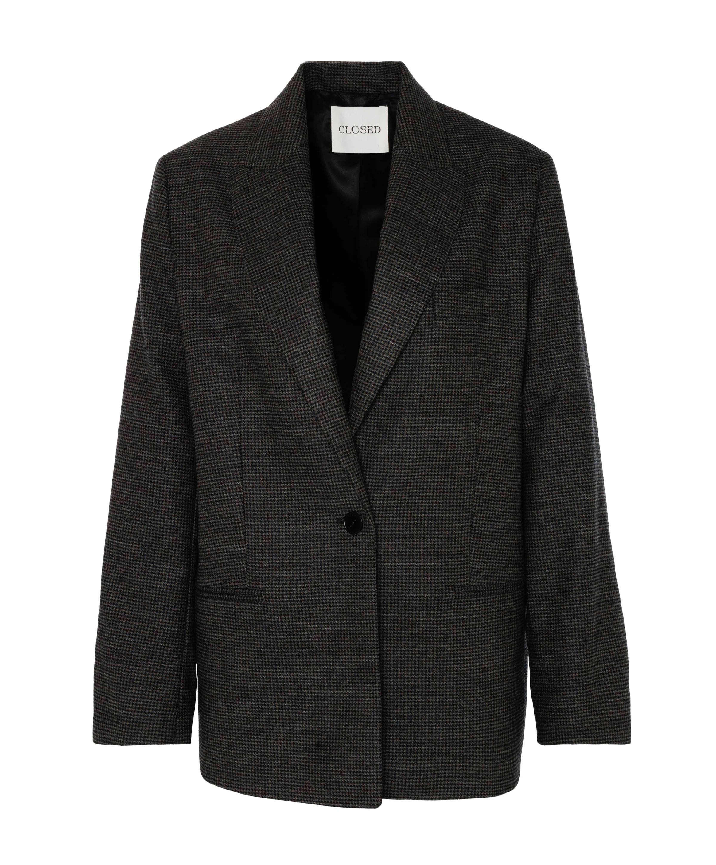 Dames blazer grijs