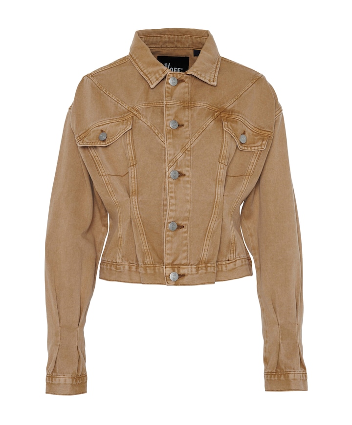 Dames spijkerjas  beige