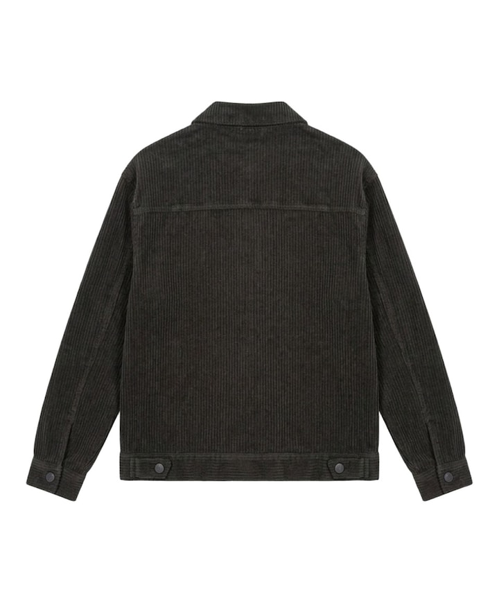 Heren overshirt grijs