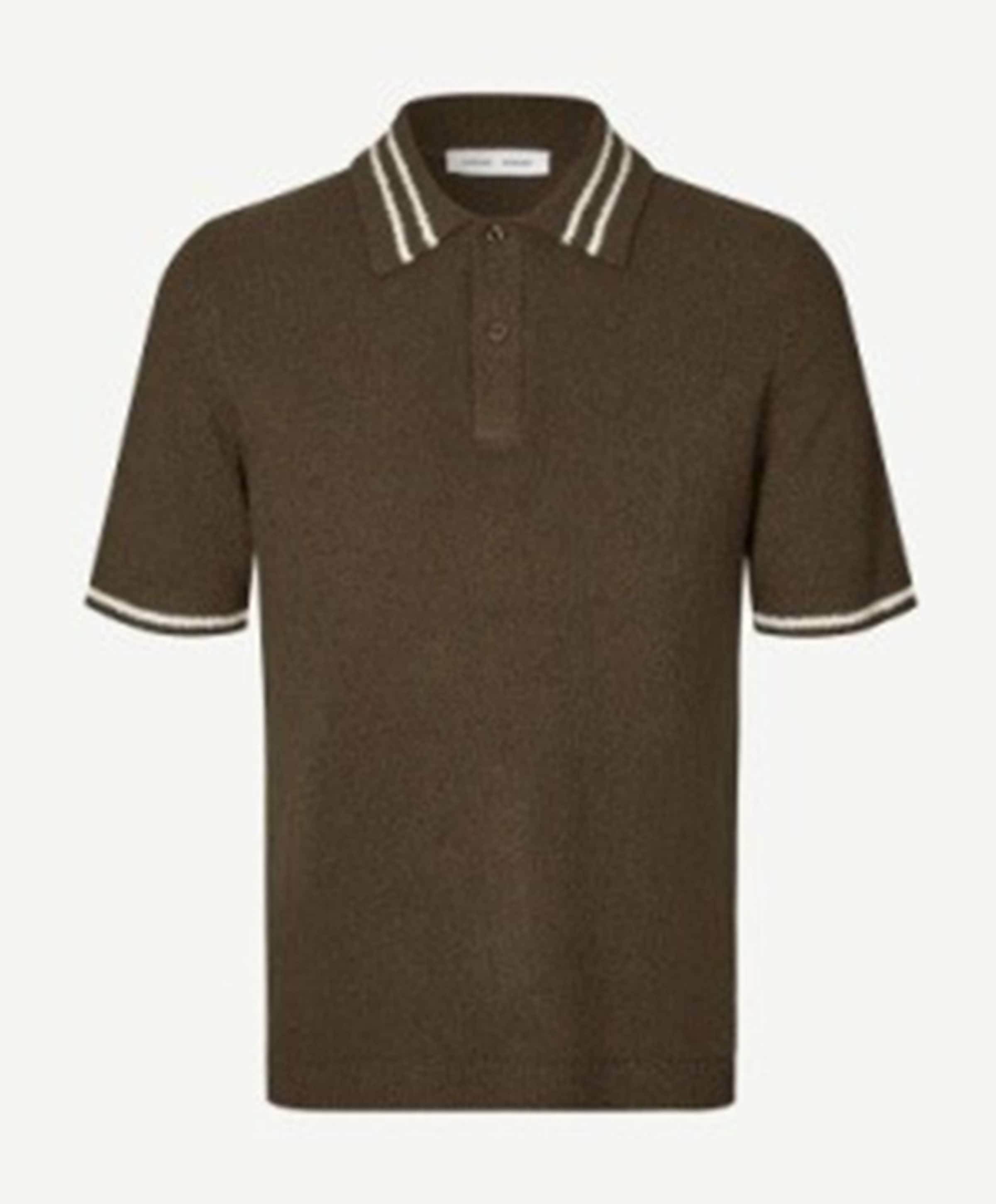 Heren polo bruin