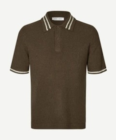 Heren polo bruin