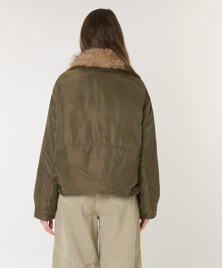 Dames jas groen