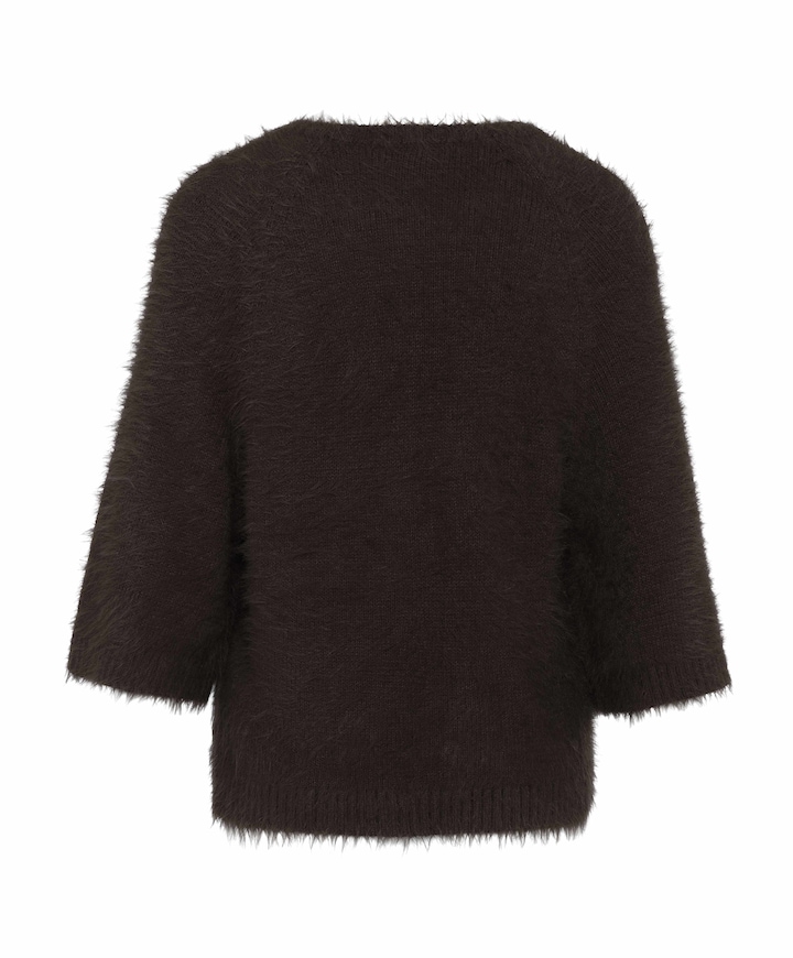 Dames vest bruin
