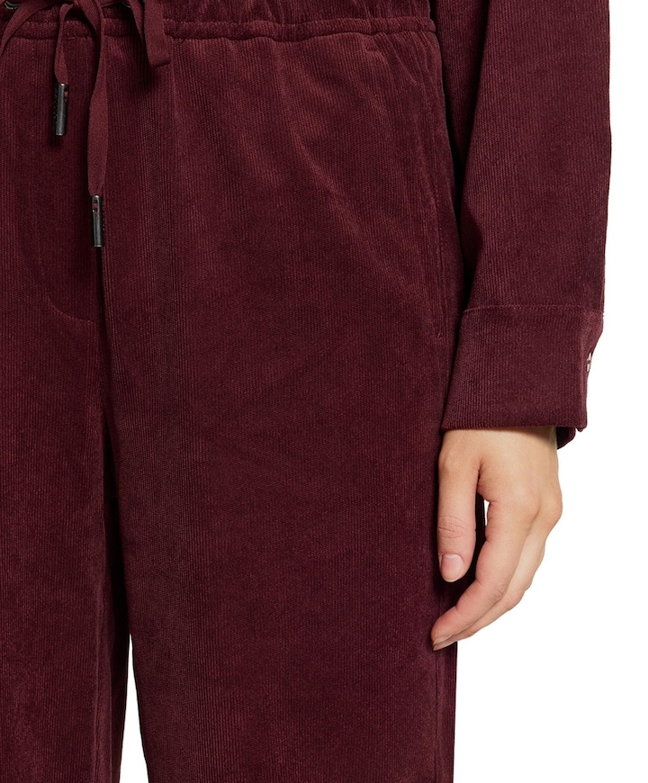 Hose Casual 7/8 LAEnge dames broek bordeaux