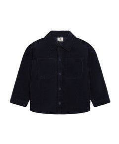 Jongens overhemd lange mouw blauw