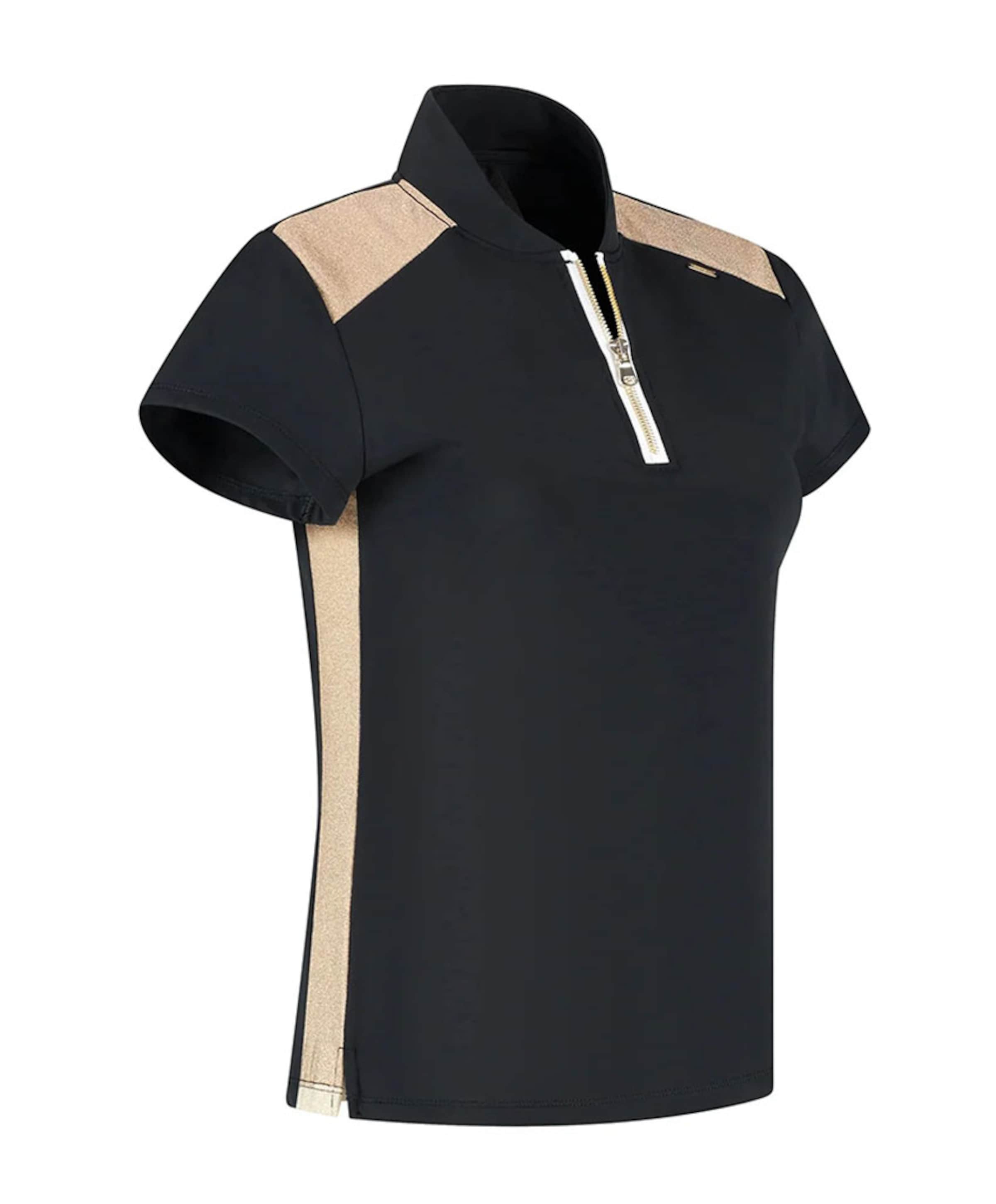 Dames polo zwart
