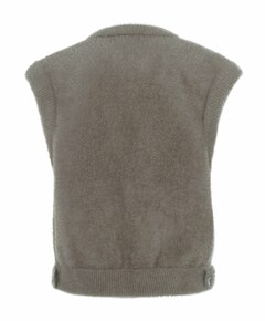 Dames gilet beige
