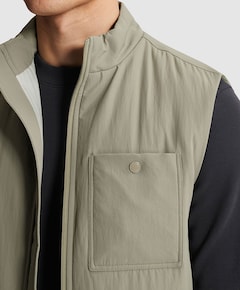 Heren bodywarmer groen